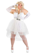 Plus Size Like A Virgin Popstar Women's Costume - US 8836