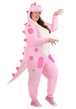 Plus Size Pink Dinosaur Onesie Costume for Women - US 8643