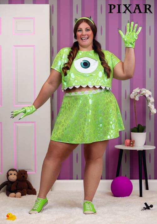 Plus Size Pixar Monsters Inc. Mike Wazowski Women's Costume - US 2628