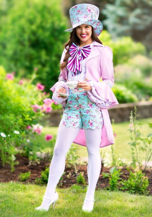 Plus Size Pretty Mad Hatter Costume for Women - US 5907