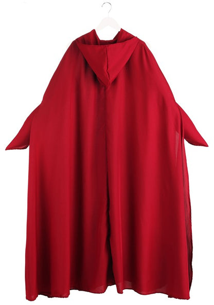 Plus Size Red Cloak Costume for Women - US 3034