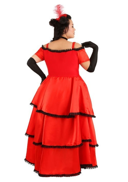 Women's Plus Size Sassy Showgirl Costume - US 7176