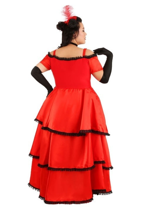 Women's Plus Size Sassy Showgirl Costume - US 7176