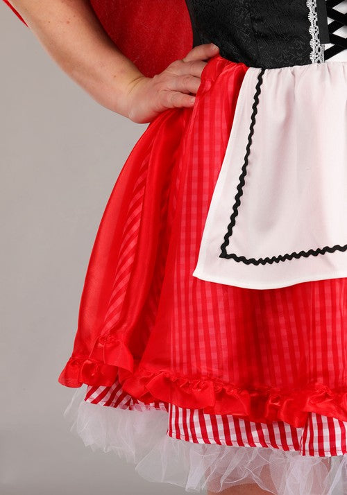 Plus Size Sexy Little Riding Hood Costume for Women - US 1288
