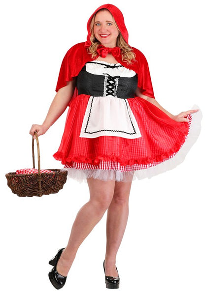 Plus Size Sexy Little Riding Hood Costume for Women - US 1288