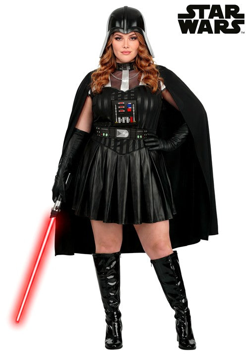 Plus Size Star Wars Darth Vader Costume Dress for Women - US 5557