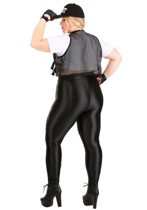 Plus Size SWAT Officer Costume for Women - US 7935