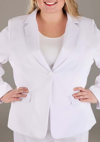 Plus Size White Costume Suit for Women - US 9350