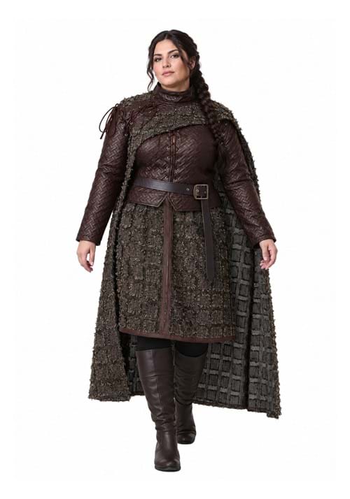 Women's Plus Size Winter Warrior Costume - US 9709