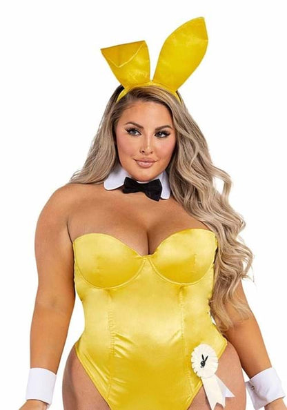 Yellow Bunny Playboy Plus Size Women's Costume - US 4393