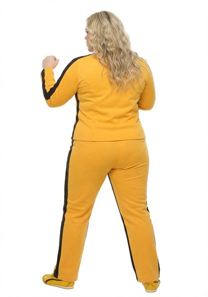 Plus Size Yellow Ninja Assassin Costume for Women - US 8376