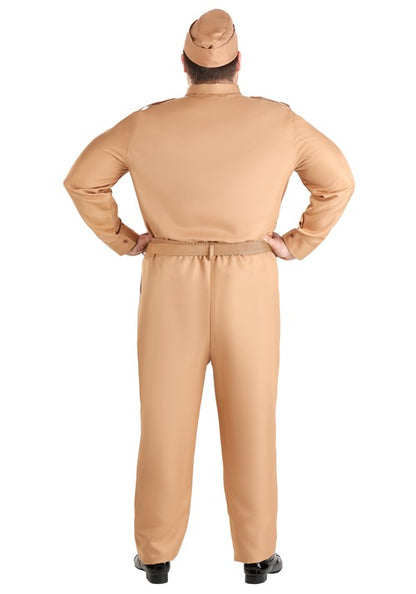 Plus Size WW2 Army Men's Costume - US 0478
