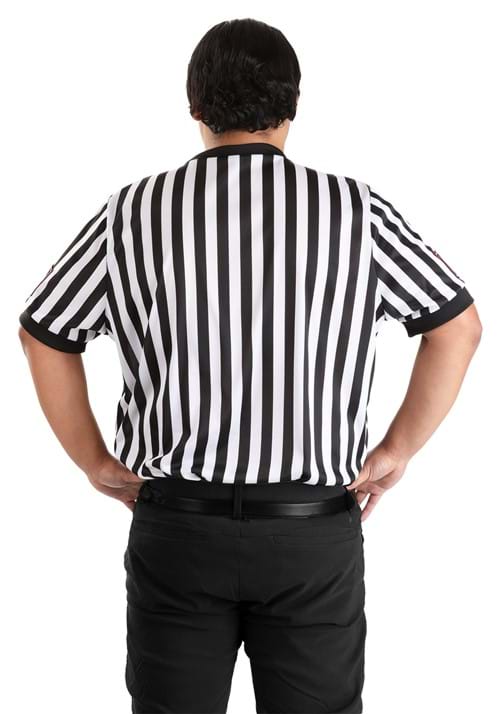Men's Plus Size WWE Referee Shirt Costume - US 7801