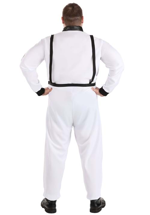 Plus Size White Astronaut Adult Costume - US 4457