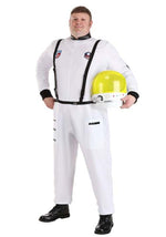 Plus Size White Astronaut Adult Costume - US 4457