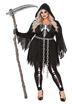 Plus Sized Women's Death Costume Dress - US 5944