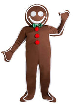 Plus Sized Iced Gingerbread Man Costume for Men - US 3746