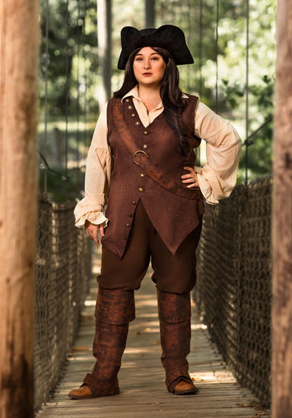 Women's Plus Size Disney Pirates of the Caribbean Elizabeth Swann Costume - US 0932