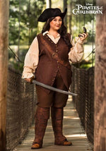 Women's Plus Size Disney Pirates of the Caribbean Elizabeth Swann Costume - US 0932