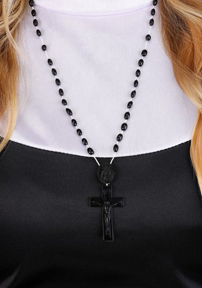 Plus Size Naughty Nun Mini Dress Costume for Women - US 9775