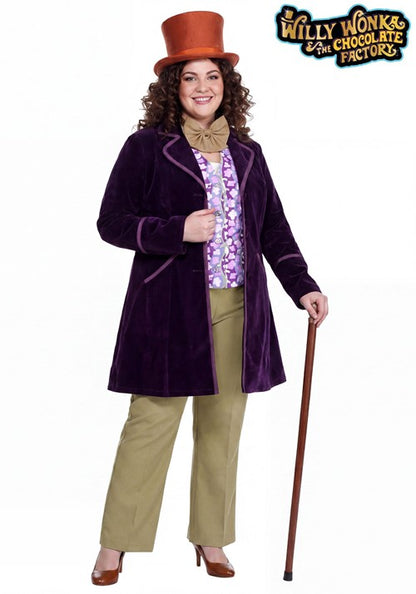 Plus Size Willy Wonka and the Chocolate Factory Costume for Women - US 7403