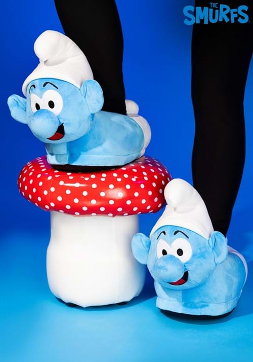 Adult The Smurfs Plush Slippers - US 9890
