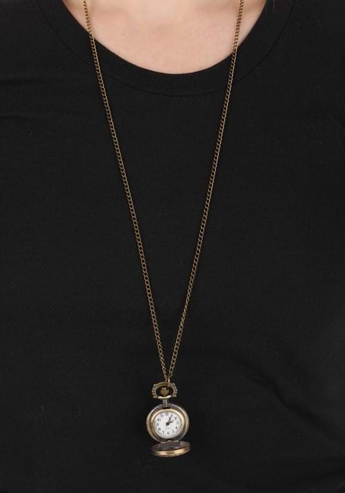 Victorian Pocket Watch Costume Necklace - US 1824