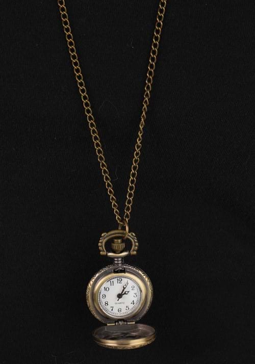Victorian Pocket Watch Costume Necklace - US 1824