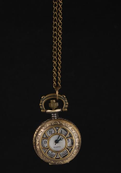 Victorian Pocket Watch Costume Necklace - US 1824