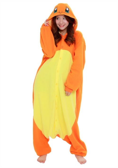 Pokémon Adult Charmander Kigurumi - US 1496
