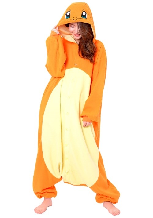 Plus Size Adult Pokémon Charmander Kigurumi - US 8107