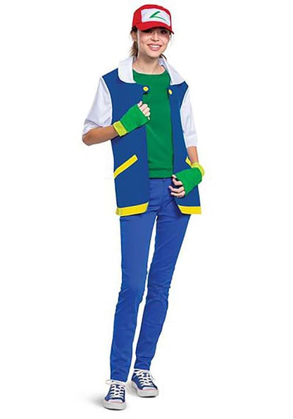 Adult Pokémon Anime Ash Ketchum Costume - US 2295