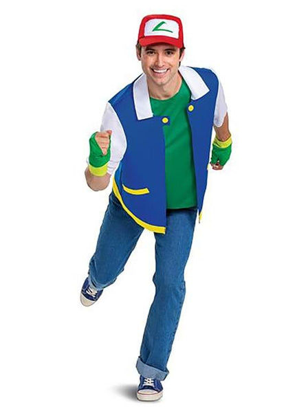 Adult Pokémon Anime Ash Ketchum Costume - US 2295