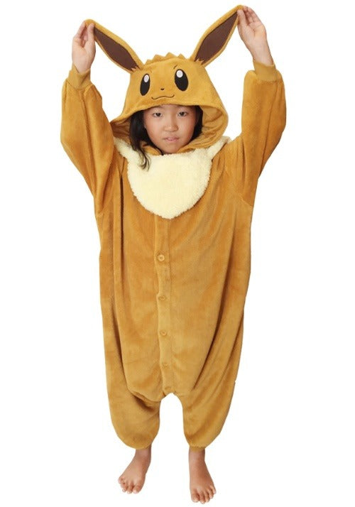 Kid's Pokémon Eevee Kigurumi Costume - US 5813