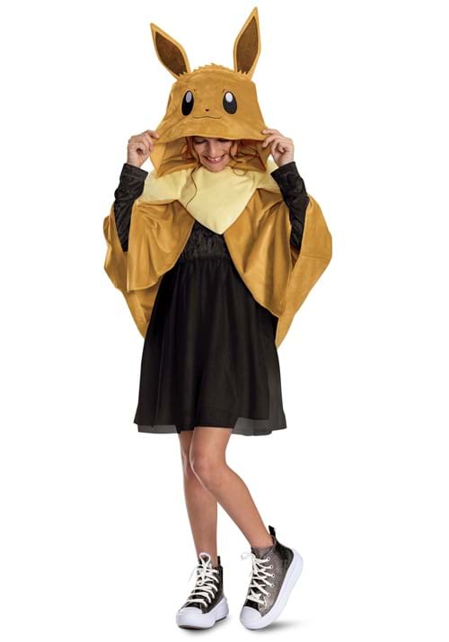 Adult/Child Pokémon Eevee Hooded Costume Cape - US 9832