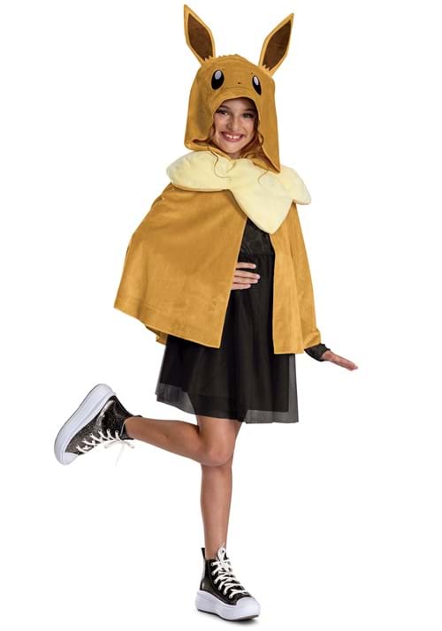 Adult/Child Pokémon Eevee Hooded Costume Cape - US 9832