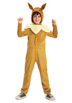 Pokémon Eevee Hooded Jumpsuit Kid's Costume - US 2256