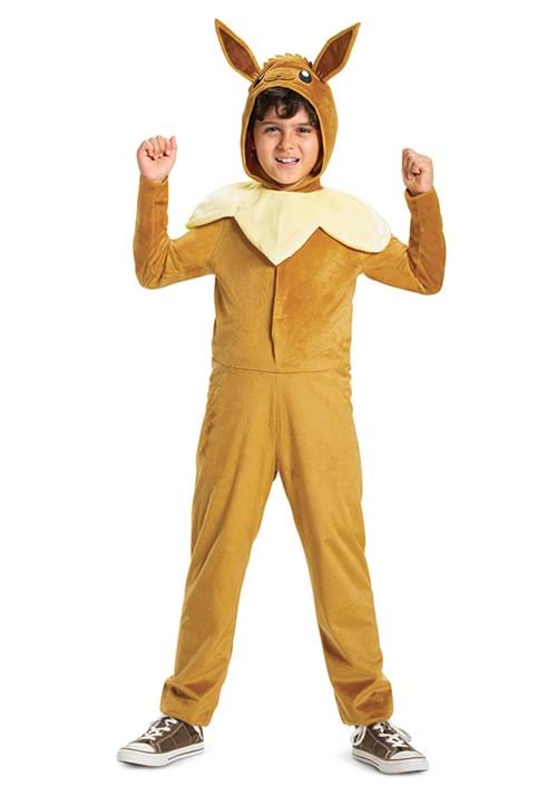 Pokémon Eevee Hooded Jumpsuit Kid's Costume - US 2256