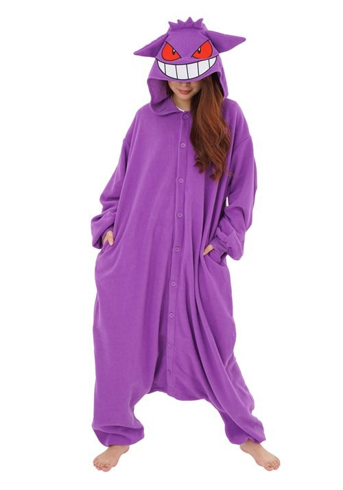 Adult Pokémon Gengar Kigurumi - US 0800