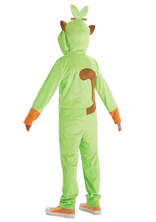 Kid's Pokémon Grookey Hooded Jumpsuit Costume - US 4105