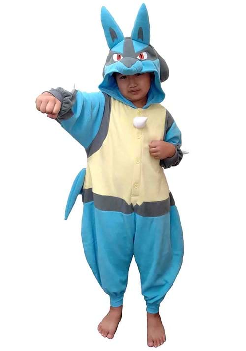 Pokemon Lucario Kid's Kigurumi Costume - US 3960