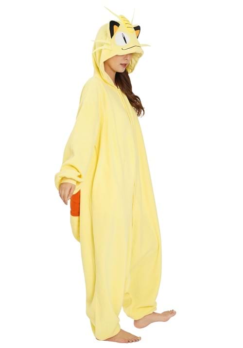 Pokemon Meowth Kigurumi Costume for Adults - US 8889