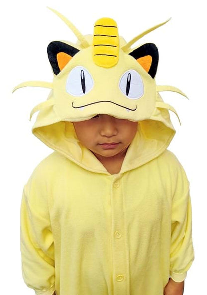 Pokemon Meowth Kigurumi Costume for Kids - US 9588