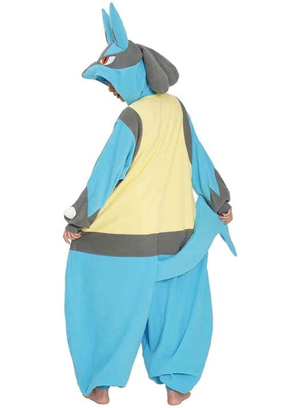 Plus Size Pokemon Lucario Kigurumi Costume for Adults - US 6672