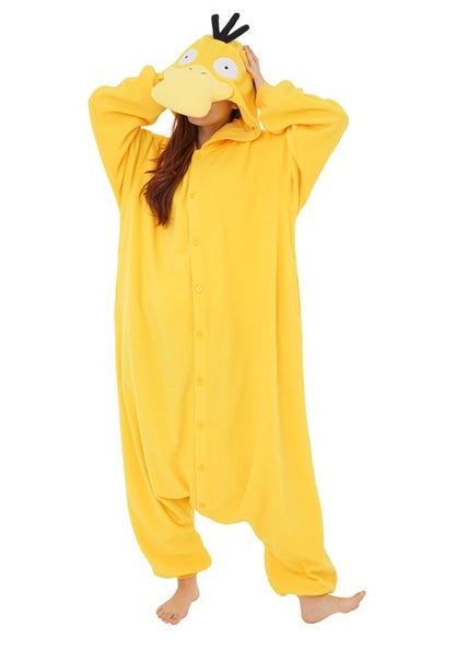 Plus Size Pokémon Psyduck Kigurumi for Adults - US 3028
