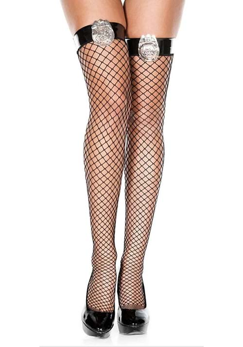 Police Badge Thigh Highs Accessories - US 0806