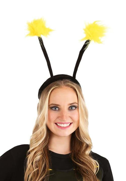 Light Up Pom Antennae LumenEars Costume Headband - US 6312