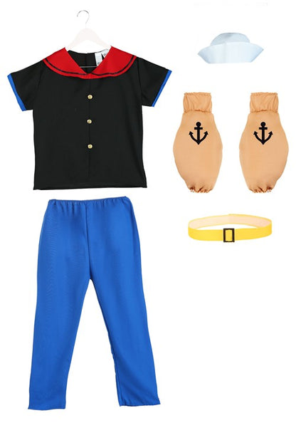 Popeye Costume for Adults - US 6656