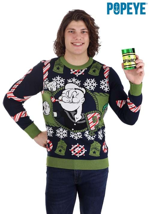 Popeye Ugly Christmas Adult Sweater - US 4970