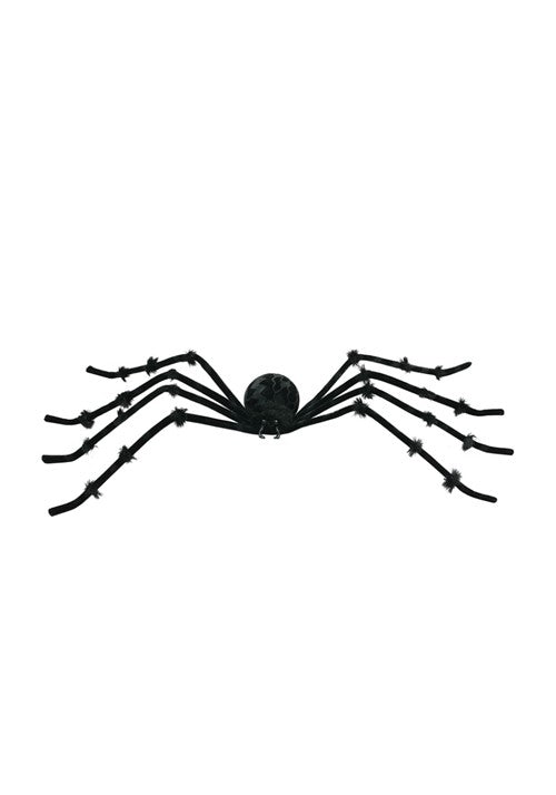 50-Inch Poseable Black Spider Decoration - US 9744